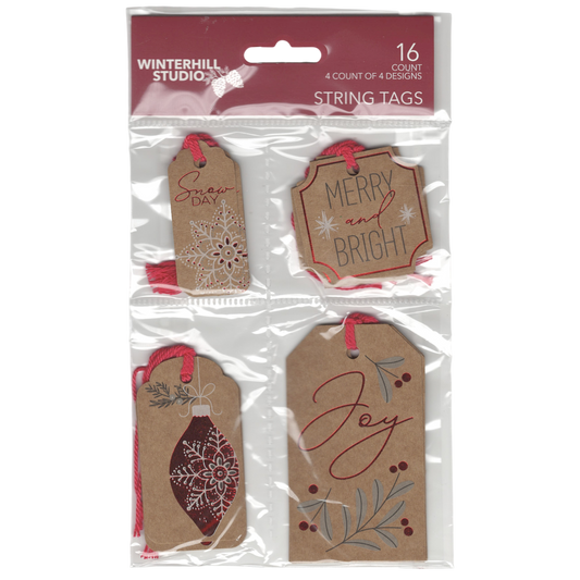 Baker’s Holiday Gift Tags – Foil on Kraft