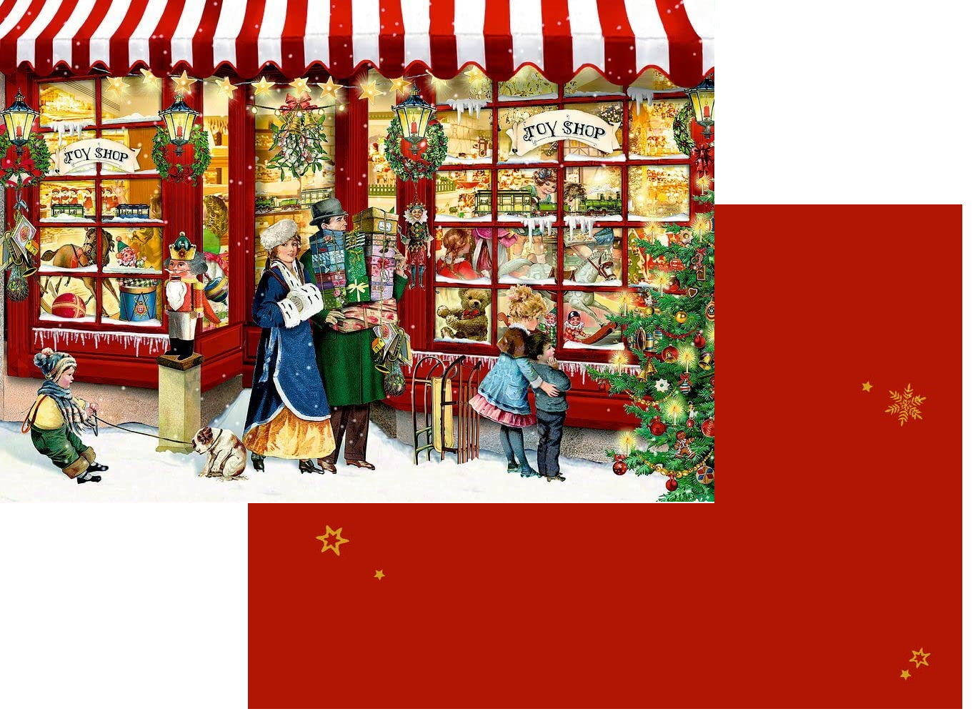 Grand Toy Shop Advent Calendar Card