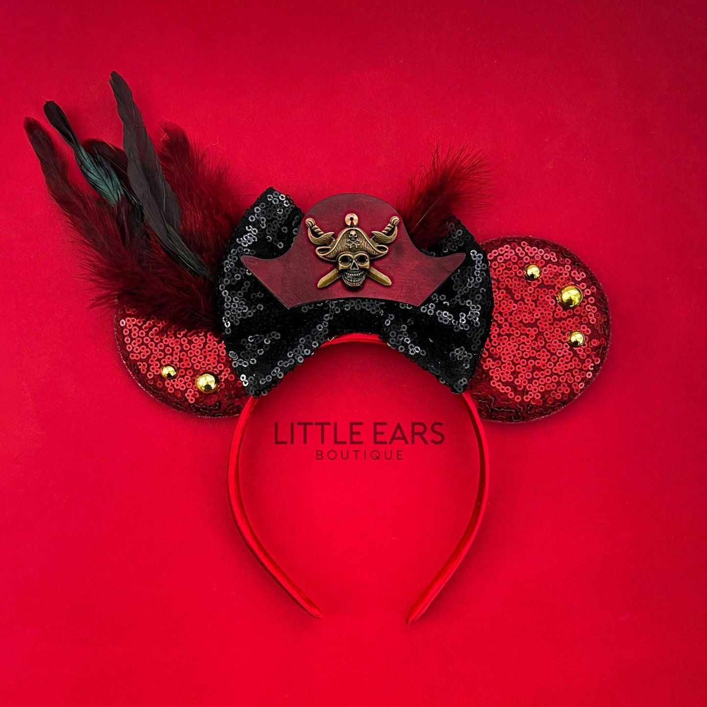 Redd Pirate Mickey Ears