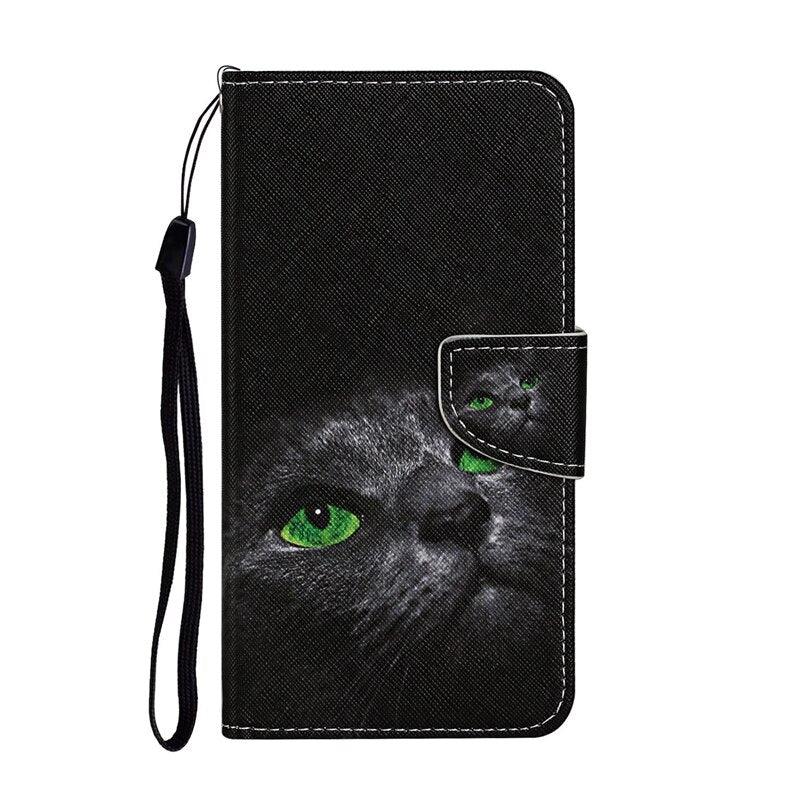Redmi Note 8 9 Pro 9S 8T Leather Case on for Xiaomi Redmi 9 9A 9C 8A Note 9s 9Pro 8t 8 Pro New Flip Wallet Case Leather Card Slots Phone Cover Flip Case Women Phone Cover