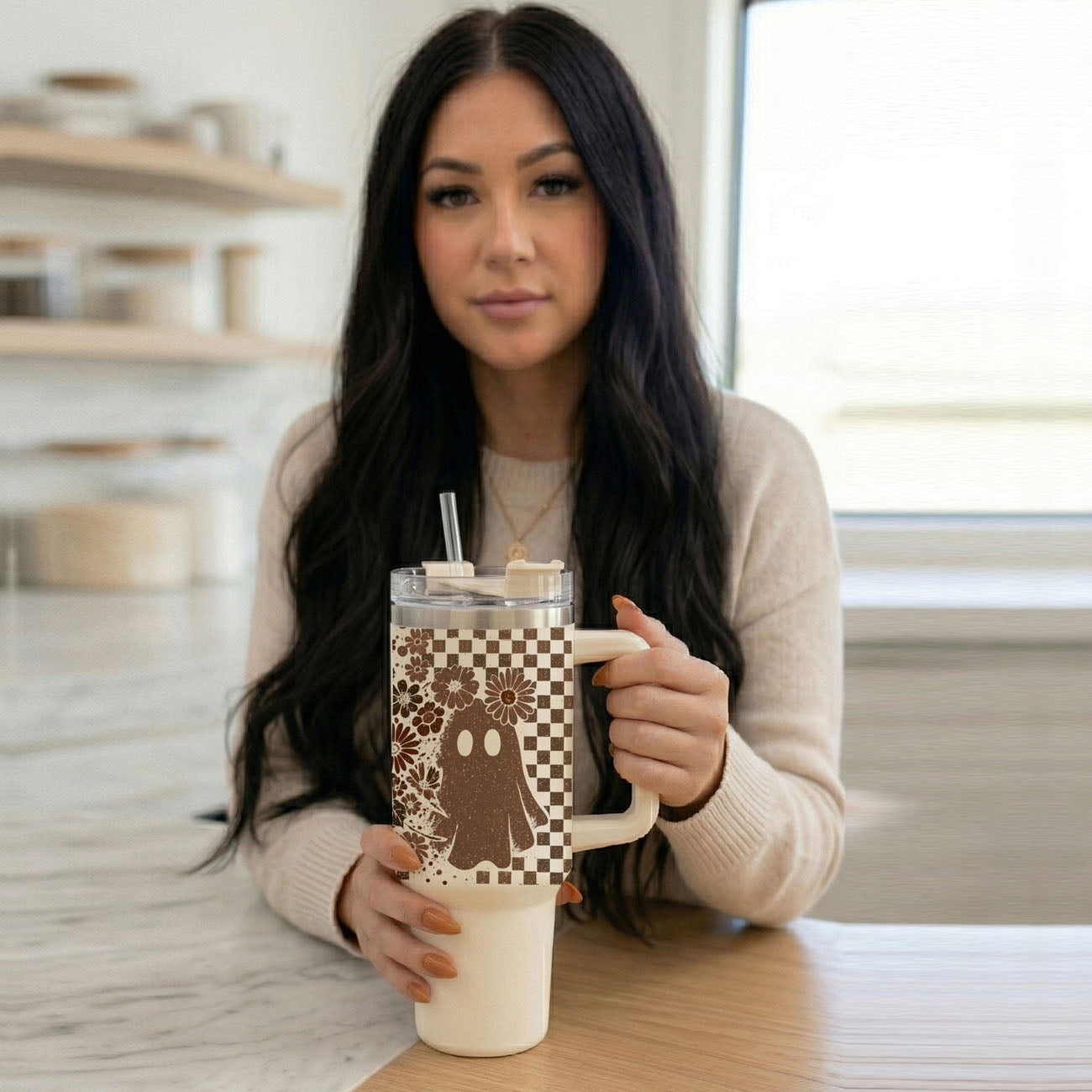 retro checkered floral ghost cup
cute skull tumbler for women
neutral floral spooky drinkware
ghost tumbler for road trips
retro halloween hydration cup
cute spooky Stanley dupe tumbler
neutral spooky latte tumbler
checkerboard floral halloween cup
retro gothic coffee tumbler aesthetic
cute haunted coffee cup