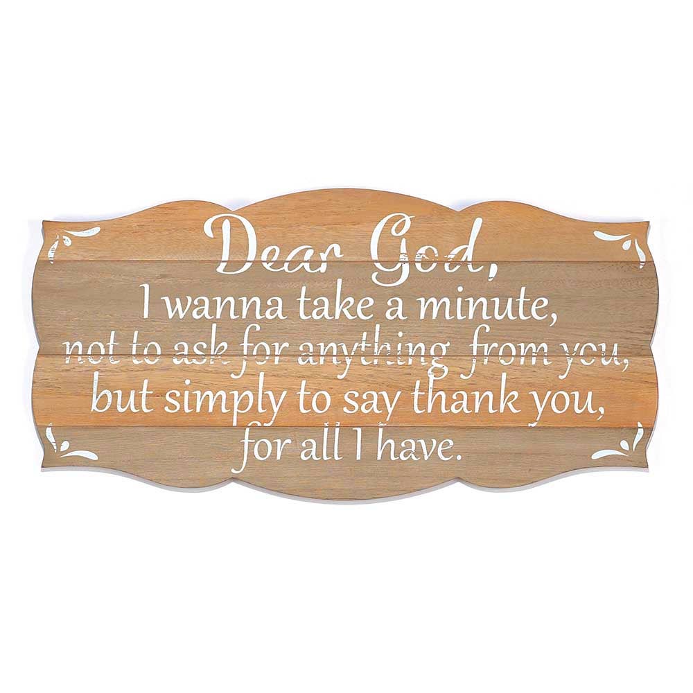 I Wanna Take A Minute Wall Plaque