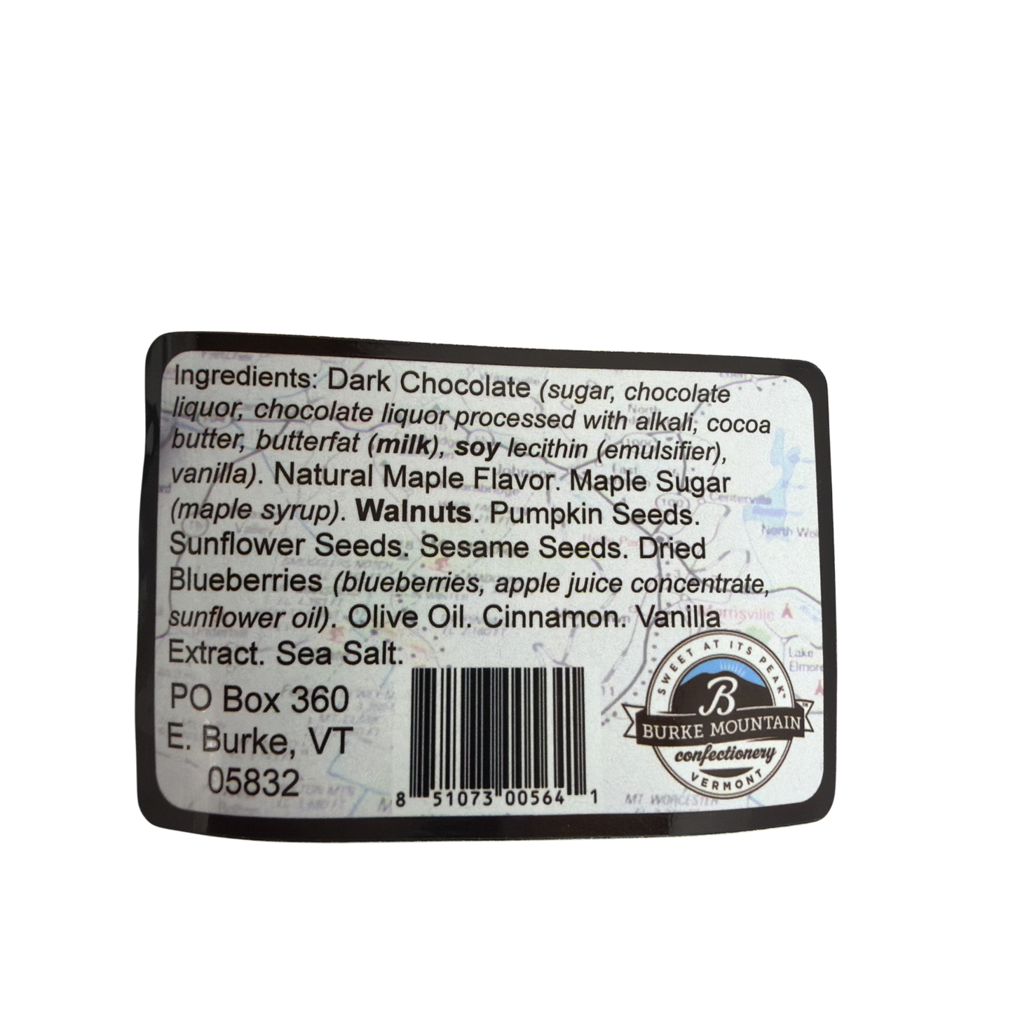 Burke Bikers Bark - Dark Chocolate Maple Bark