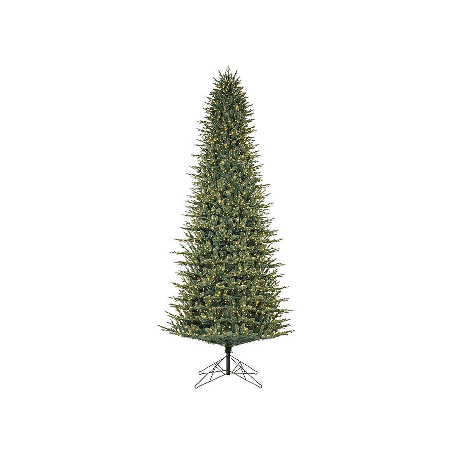 Montana Fir Tree with Twinking White LED Lights - 12 Foot