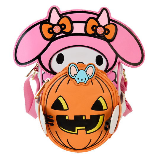 Sanrio My Melody Pumpkin Crossbody Bag with Coin Pouch by Loungefly