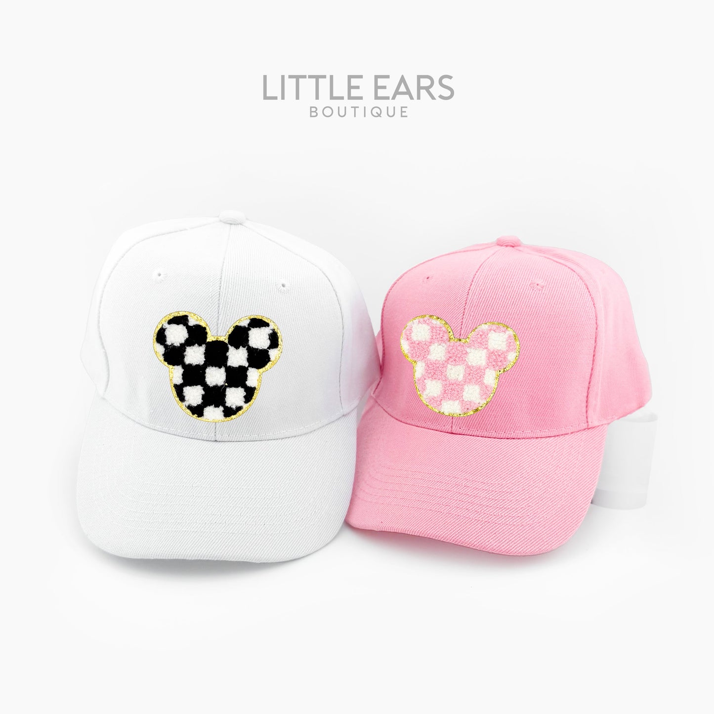 New Plaid Chenille Patches Hat