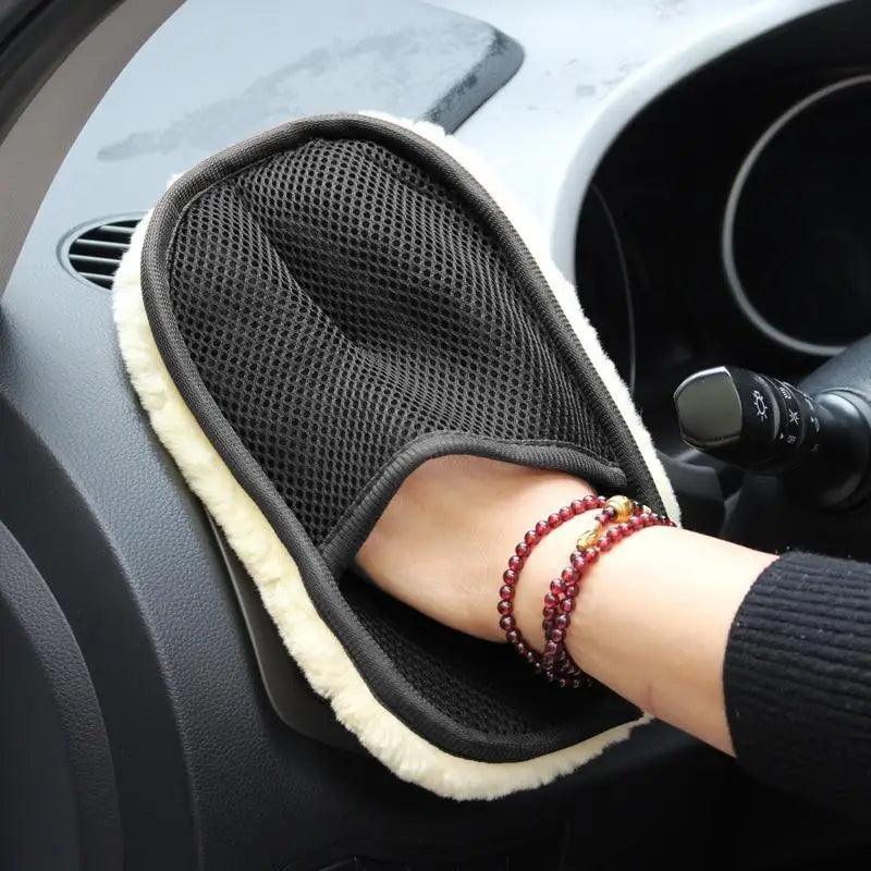 Soft Car Washing Gloves Motorcycle Washer Fast Modern Cleaning Car Glove Easy Clean Care Products For Car