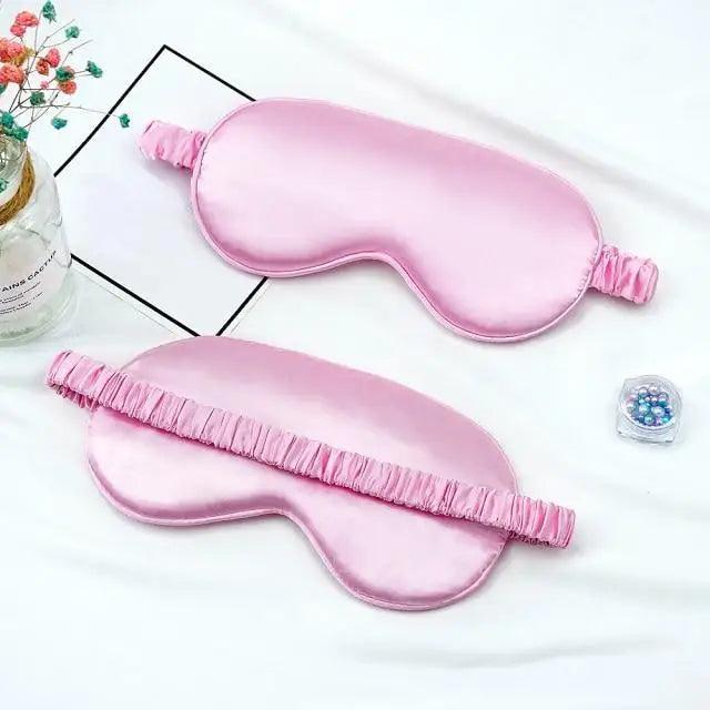 Soft  Silk Sleep Eye Mask Portable Travel Eye Patch Nap Eye Patch Super Smooth Eye Mask Eye Cover Sleeping Mask Night