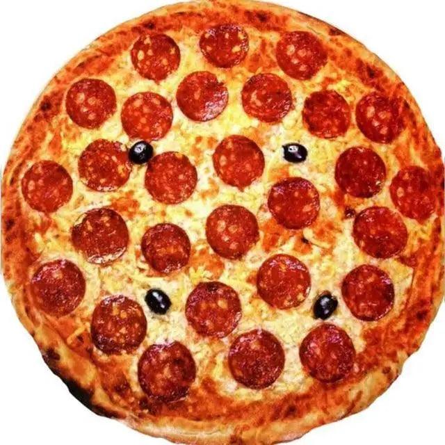 Soft Warm Pizza Round Blanket Travel Portable Wearable Winter Comfortable Blanket Perfect Autumn Gift