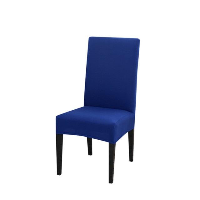 Solid Color Chair Covers Elastic Stretch Protection Case Slipcovers for Wedding Restaurant Home Kitchen Dining Chair Cover Dining Chair Slipcovers Stretch Parsons Chair Covers Sets Chiar Protector Removable Washable Elastic for Ktichen Dining Room