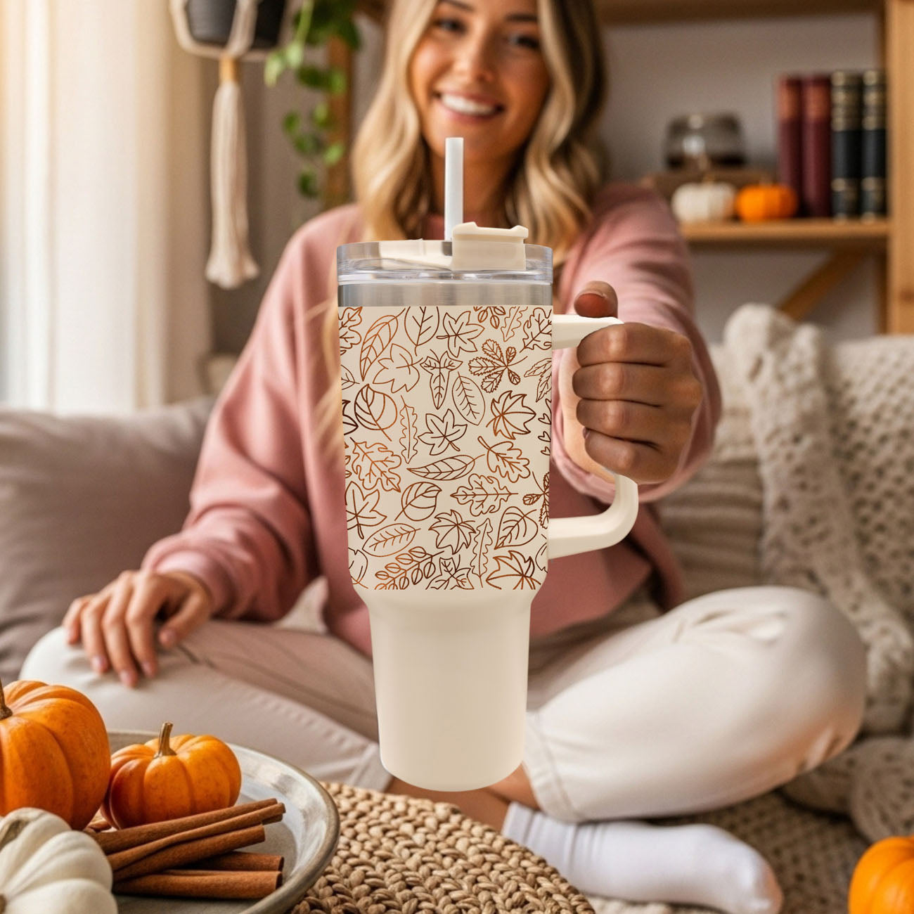 cute tumbler for teachers
autumn foliage tumbler cup
stylish fall hydration tumbler
fall season iced coffee cup
neutral latte aesthetic tumbler
cute fall accessory for women
warm beige coffee tumbler
cute aesthetic fall gift
pumpkin spice season cup aesthetic
fall leaf engraved style tumbler