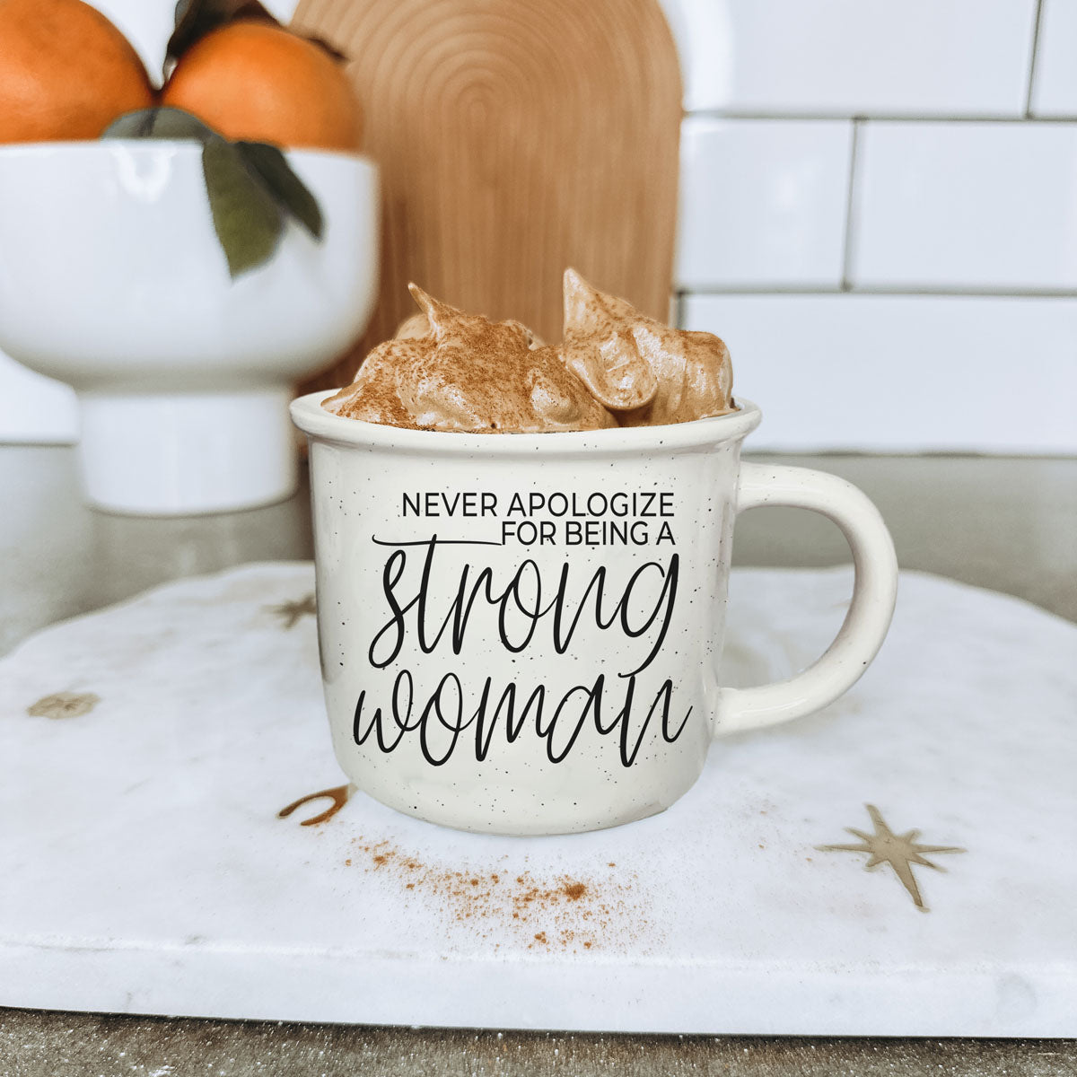 confidence boosting strong woman coffee cup
double sided strong woman quote mug
modern script strong woman ceramic mug
uplifting mug for independent women
empowerment gift mug for daughter
coffee mug for boss lady strong woman