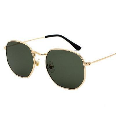 Stylish Small Round Polarized Sunglasses for Men Women Sunglasses For Hexagon Shape Sunglasses New Women Sunglasses In Metal Colorful Frame Glasses Eyewear For Men Women