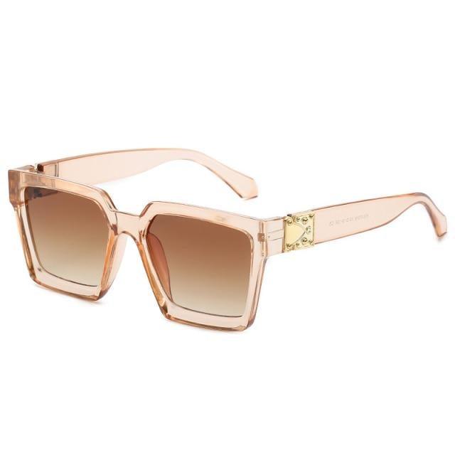 Stylish Square Sunglasses For Women & Luxury Eyeglasses For Women And Men square Sun Glasses For Men Eyewear Women Oversized Square Frame Sunglasses Multiple Tinted Glitter Inspired Stylish Shades