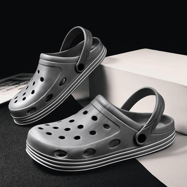 Summer Beach Flip Flops Slippers Shoes Men's Non Slip Antiwear Shoes Home Slippers Classic Breathable Summer Sandals Slip On Slide Lightweight Slippers Beach Clogs