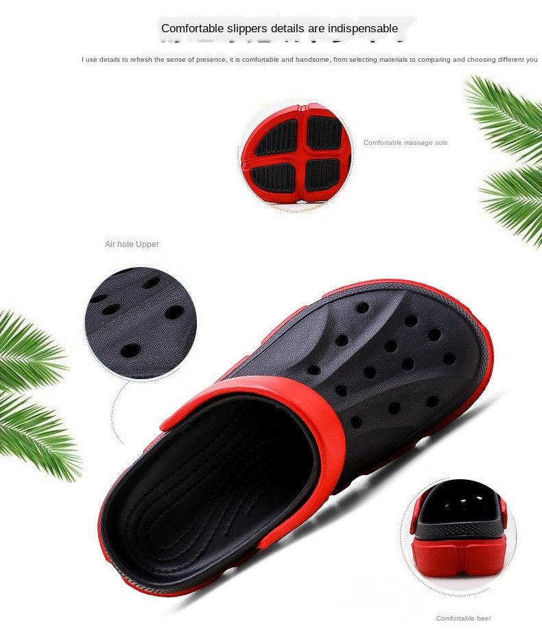 Summer Beach Flip Flops Slippers Shoes Men's Non Slip Antiwear Shoes Home Slippers Classic Breathable Summer Sandals Slip On Slide Lightweight Slippers Beach Clogs