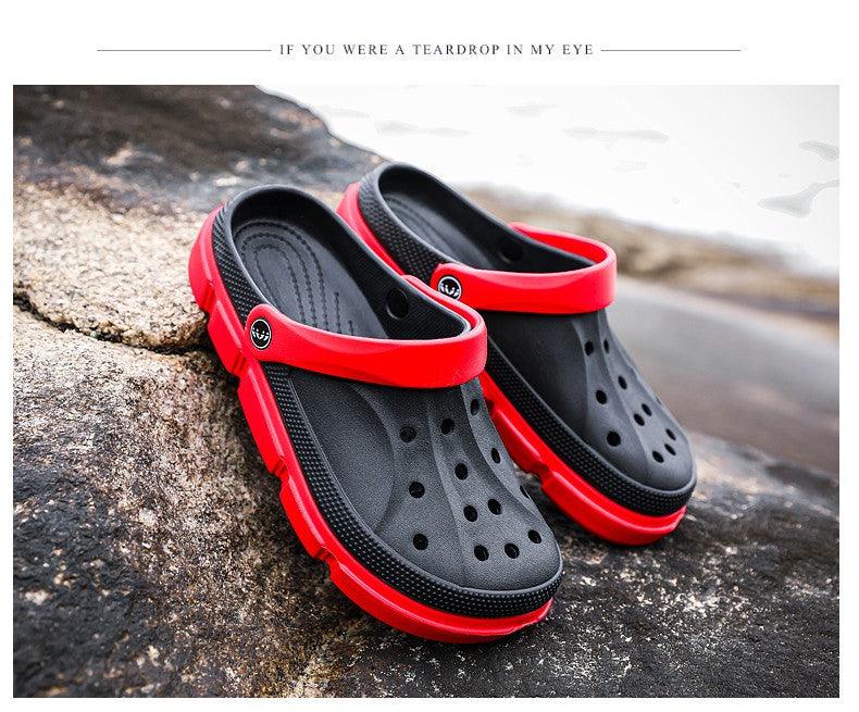 Summer Beach Flip Flops Slippers Shoes Men's Non Slip Antiwear Shoes Home Slippers Classic Breathable Summer Sandals Slip On Slide Lightweight Slippers Beach Clogs