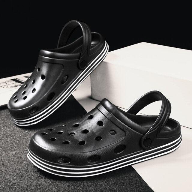 Summer Beach Flip Flops Slippers Shoes Men's Non Slip Antiwear Shoes Home Slippers Classic Breathable Summer Sandals Slip On Slide Lightweight Slippers Beach Clogs