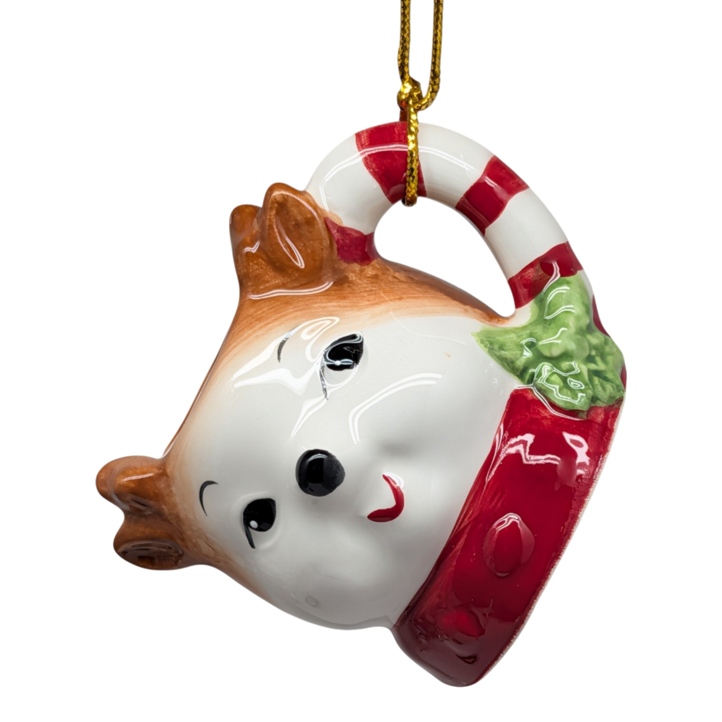 Holiday Icon Mug Ornament - Reindeer