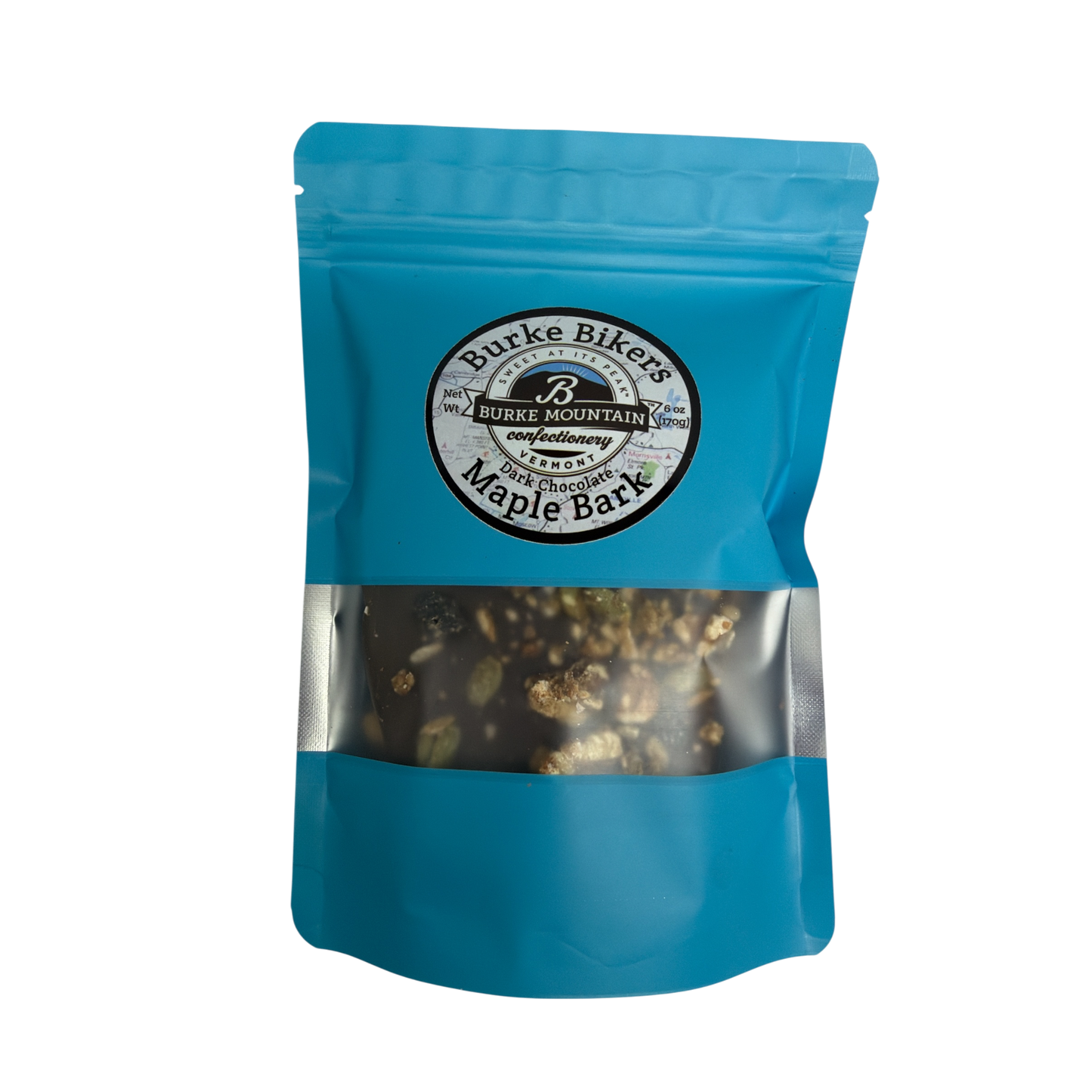Burke Bikers Bark - Dark Chocolate Maple Bark