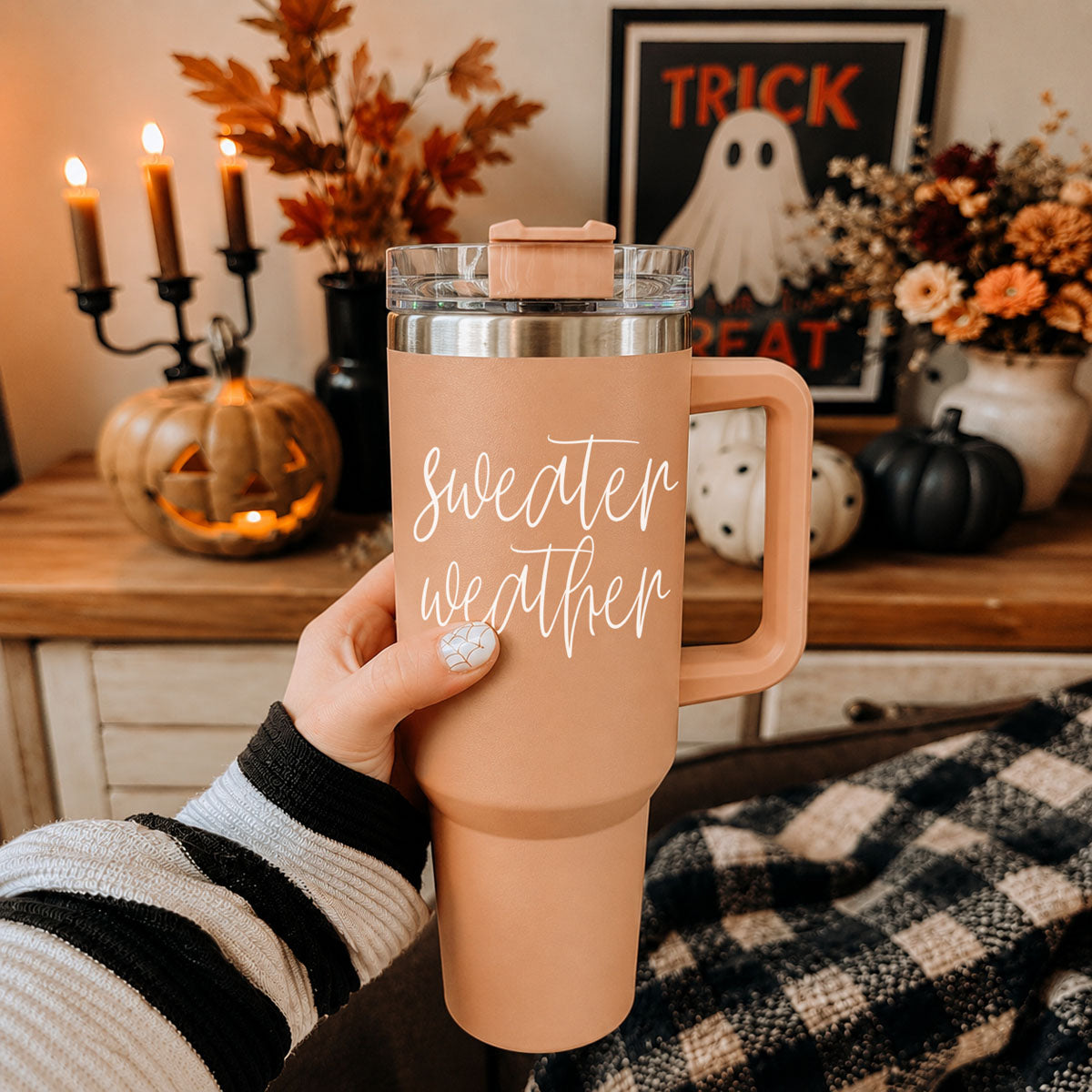 Fall vibes tumbler with sweater weather lettering
Autumn vibes tumbler with cozy script design
Pumpkin season tumbler with sweater weather quote
Fall season tumbler with sweater weather saying
Cozy weather tumbler with autumn farmhouse style
Sweater weather tumbler for pumpkin spice season
Pumpkin spice coffee tumbler with sweater weather quote
Fall iced coffee cup with sweater weather design
Autumn iced coffee tumbler with cozy fall saying