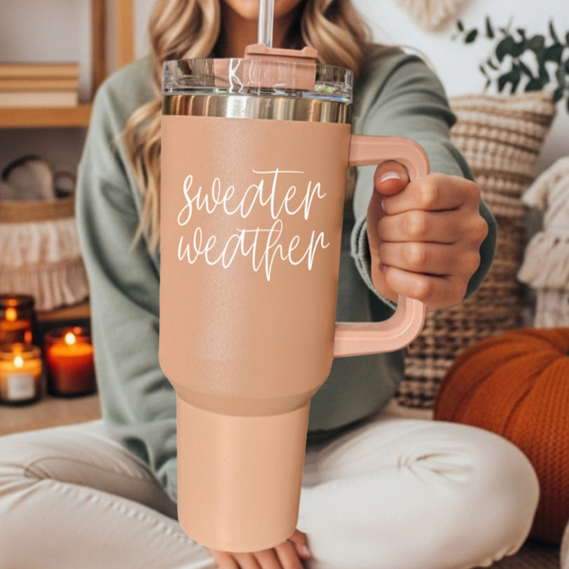 sweater weather travel mug
neutral autumn tumbler aesthetic
cozy season tumbler cup
fall coffee cup with quote
pumpkin spice season tumbler
neutral coffee tumbler aesthetic
cute fall tumbler for women
sweater weather coffee cup
large insulated fall tumbler
cozy autumn travel tumbler
neutral aesthetic coffee cup