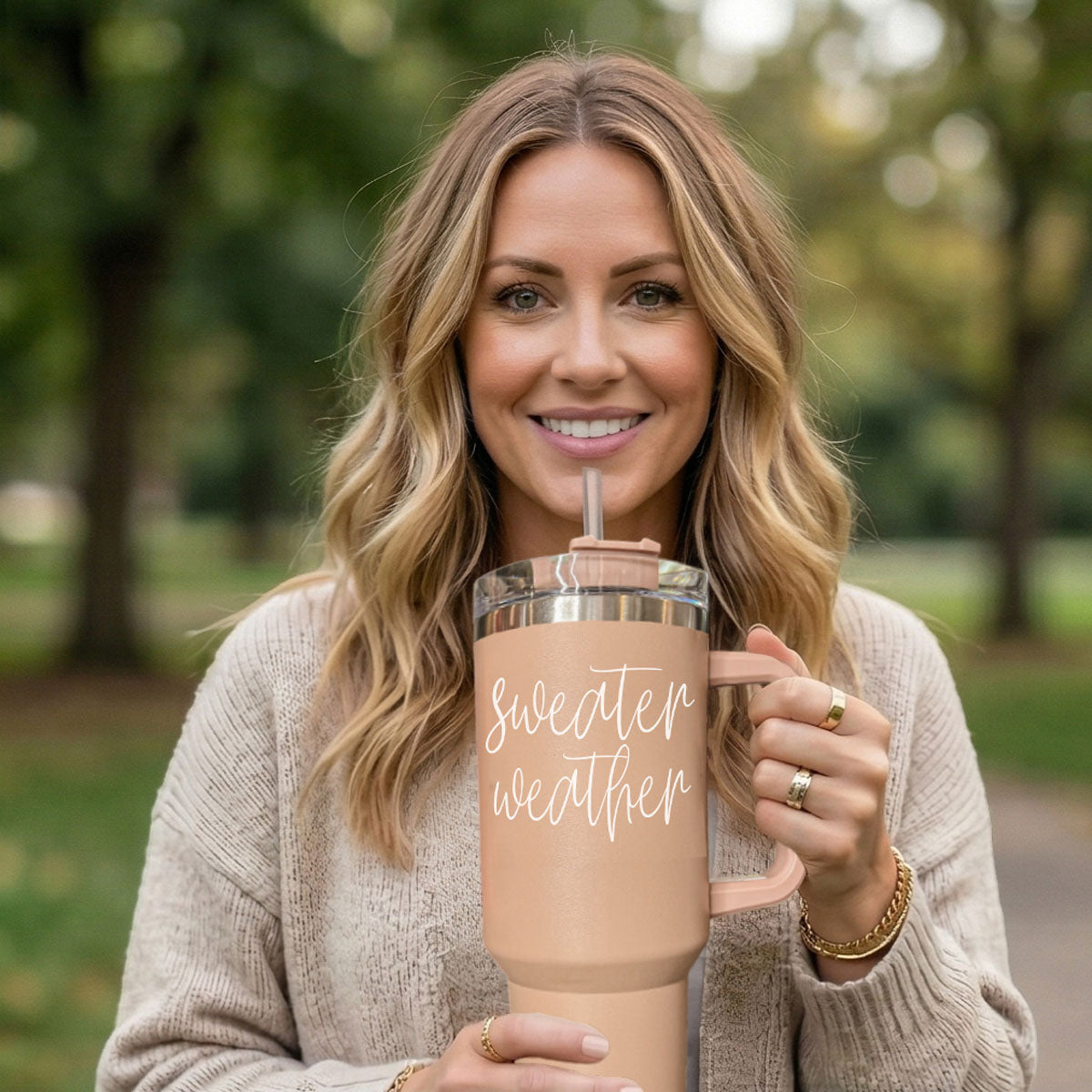 Cozy gift for fall lovers sweater weather tumbler
Neutral autumn gift cup with sweater weather script
40oz fall gift tumbler with cozy sweater weather design
Sweater weather fall tumbler for cozy autumn days
Neutral sweater weather cup for fall drink lovers
40oz sweater weather travel cup for everyday fall drinks
Fall themed tumbler with sweater weather quote