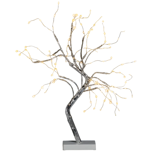 Starry Light Silver Pre-Lit Acrylic Tree