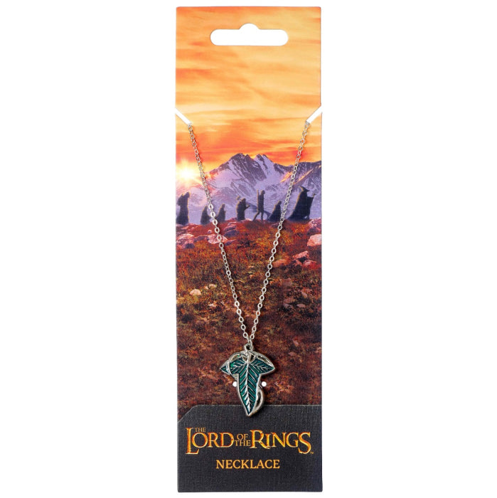 Lord of the Rings Frodo Elven Leaf Brooch Necklace