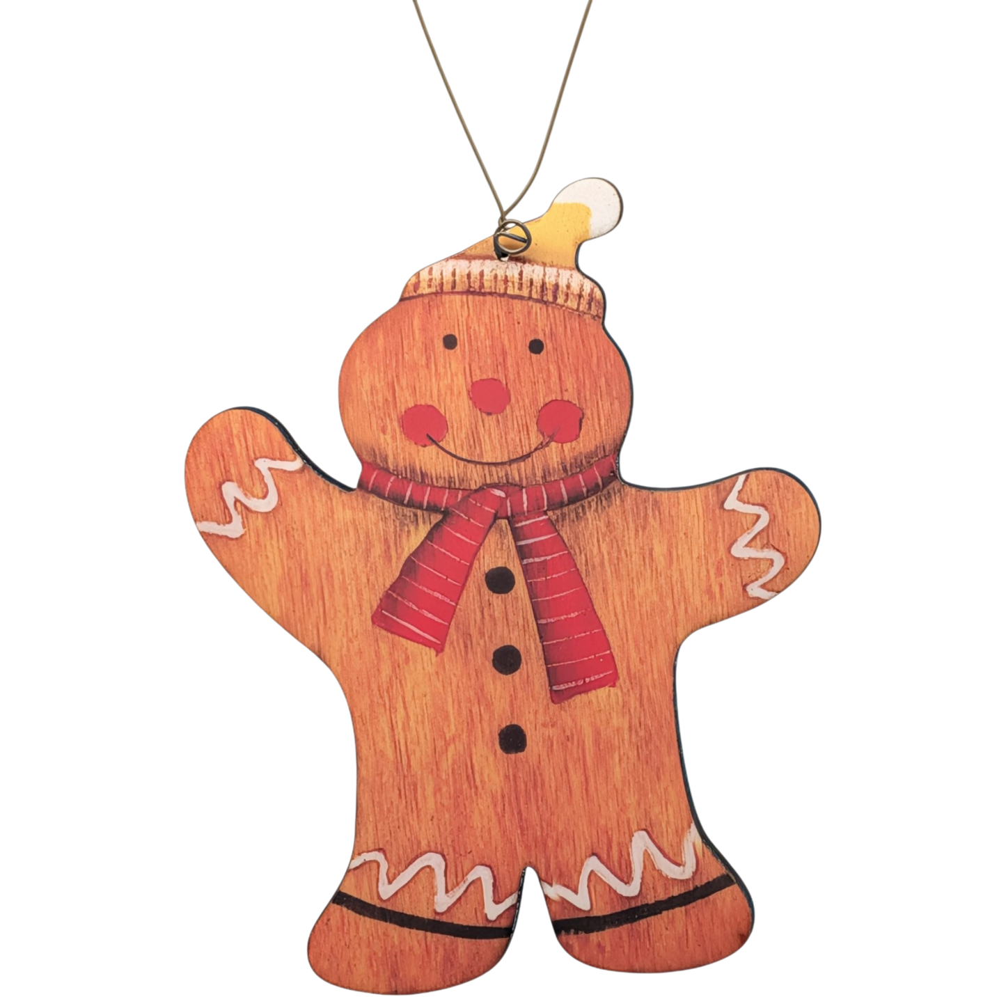 Jolly Gingerbread Dancer Ornament