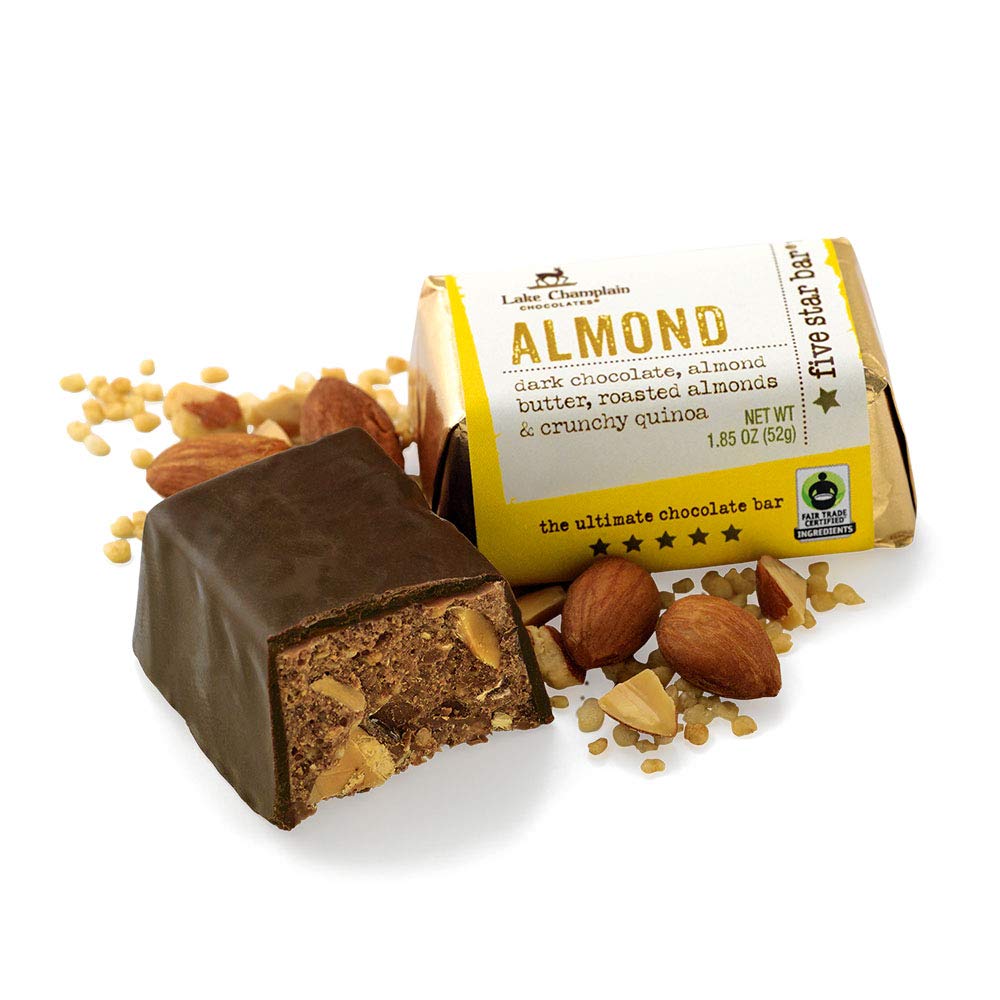 Lake Champlain 5 Star Dark Almond Bar