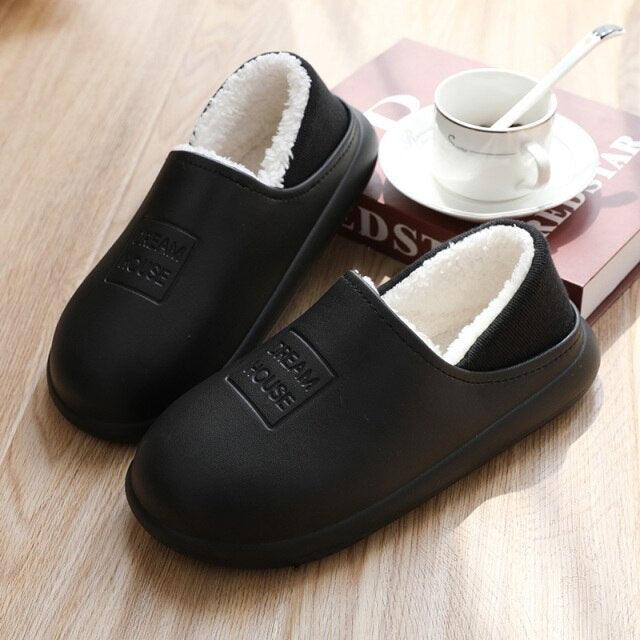 Unisex Home Shoes Winter Clogs Indoor Plush Warm Slippers Sandals For Women New Fashion Footwear Soft Slides Cozy Indoor Outdoor Knit Slipper Clog With Plush Warm Fur Lining Slippers For Women