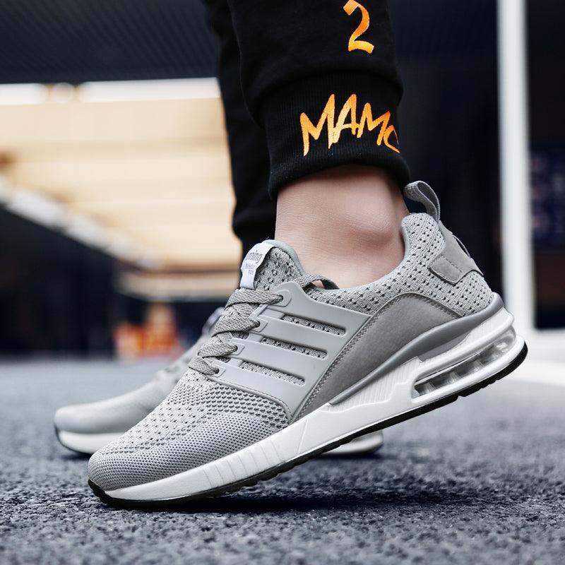 Unisex Sneakers Womens Running Shoes Sport Air Cushion Walking Shoes Breathable Light Comfortable Trainers Mesh Running Shoes For Women Soft Comfortable Design For Men