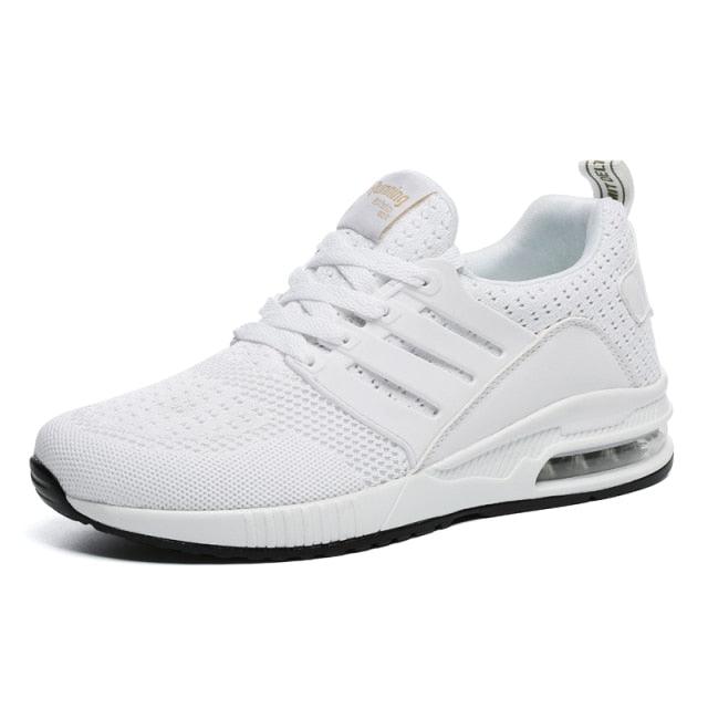 Unisex Sneakers Womens Running Shoes Sport Air Cushion Walking Shoes Breathable Light Comfortable Trainers Mesh Running Shoes For Women Soft Comfortable Design For Men
