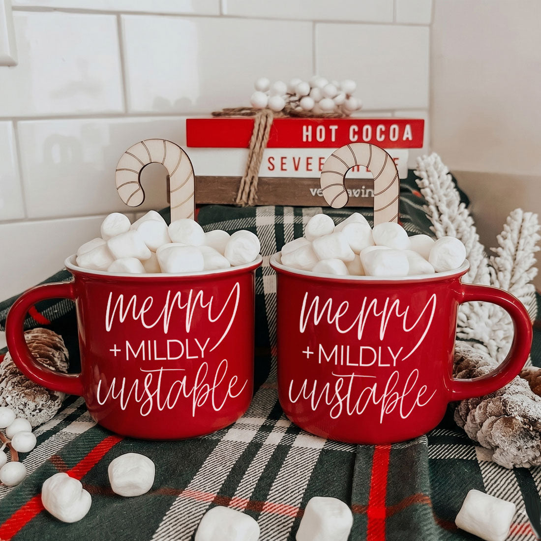Merry + Mildly Unstable coffee mug for Christmas lovers
Holiday coffee cup for merry and unstable vibes
Cute Christmas drinkware with Merry + Mildly Unstable text
Funny Christmas drinkware for holiday season
Merry + Mildly Unstable mug for coffee tea or cocoa
Christmas mug for coffee cocoa tea or wine
Funny holiday mug for hot drinks
Merry + Mildly Unstable mug for cozy Christmas drinks