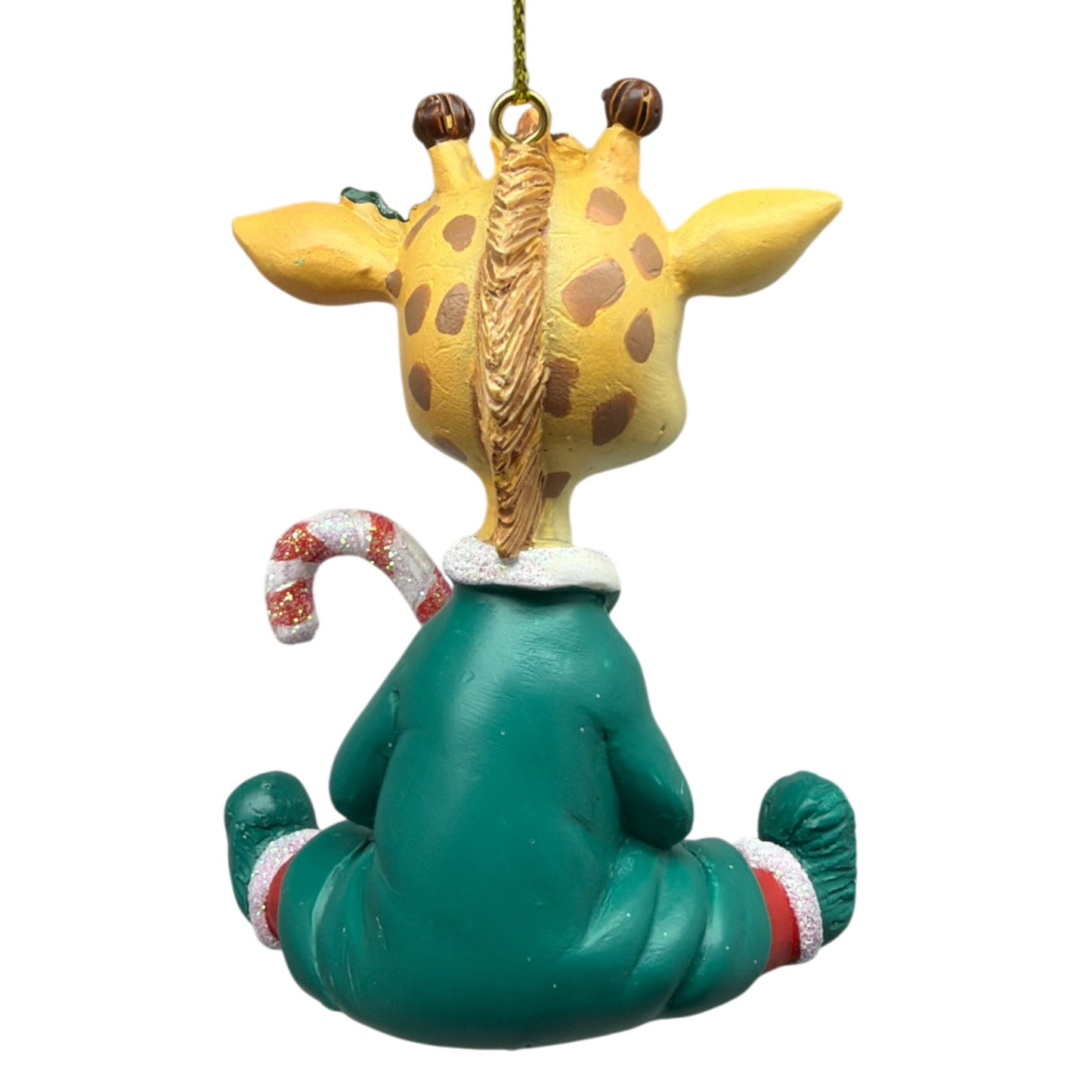 Festive Jungle Giraffe Pajama Ornament