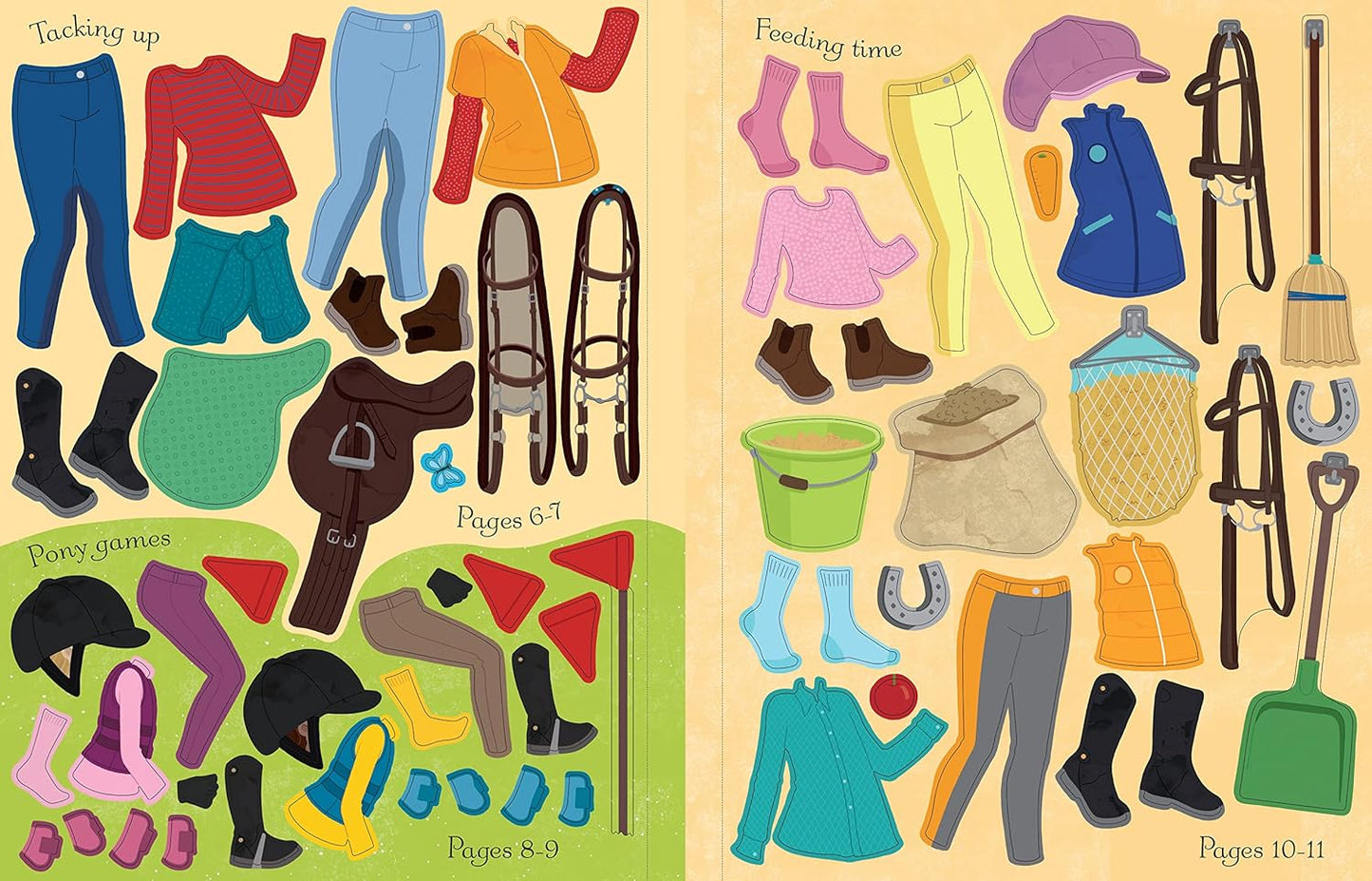 Sticker Dolly Dressing At The Stables