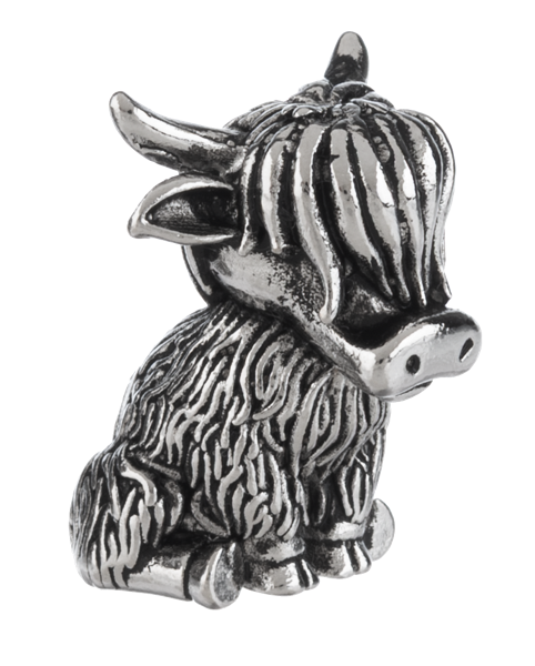 The Brave Little Highland Cow Charms