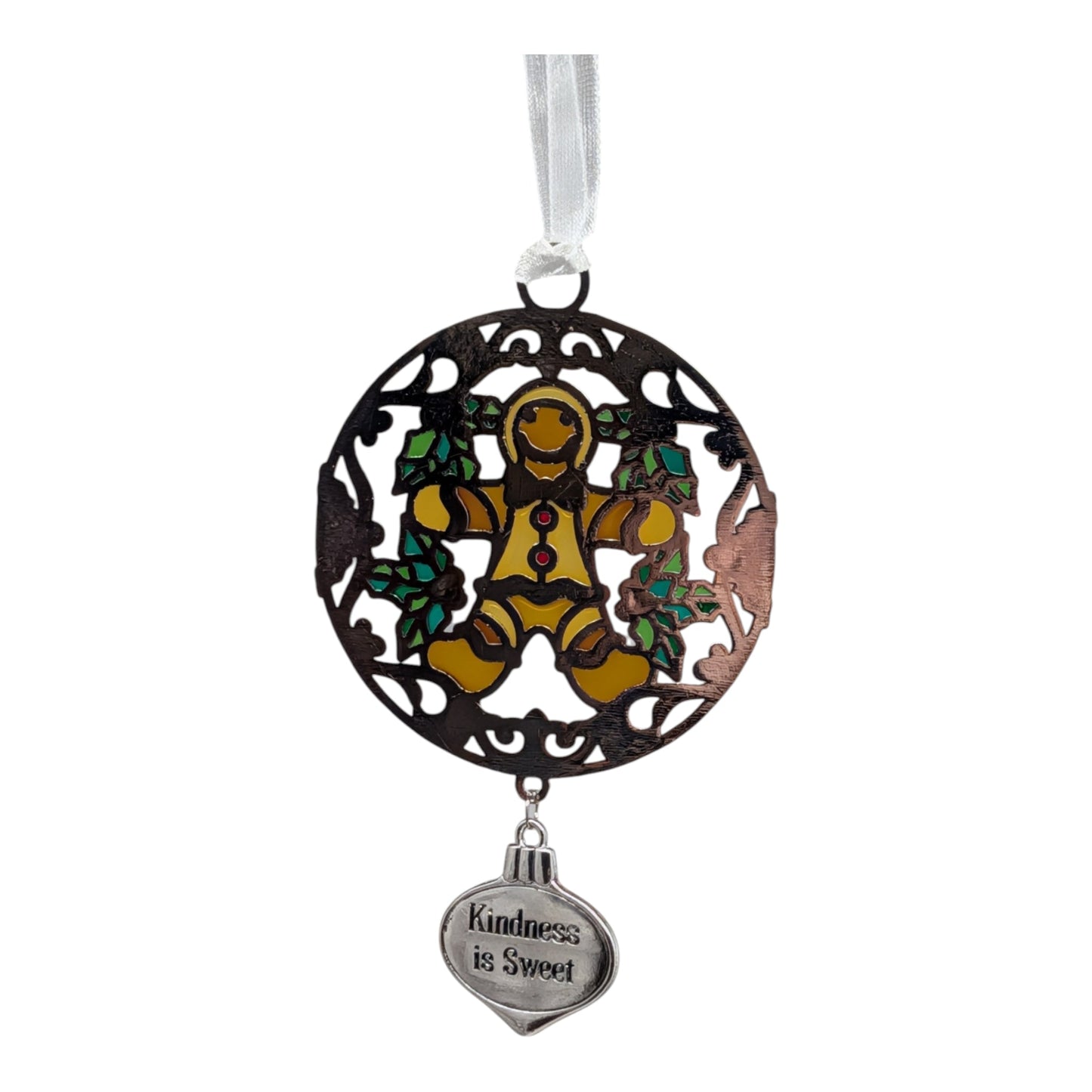 Kindness is Sweet Gingerbread Man - Colors of Christmas Ornament