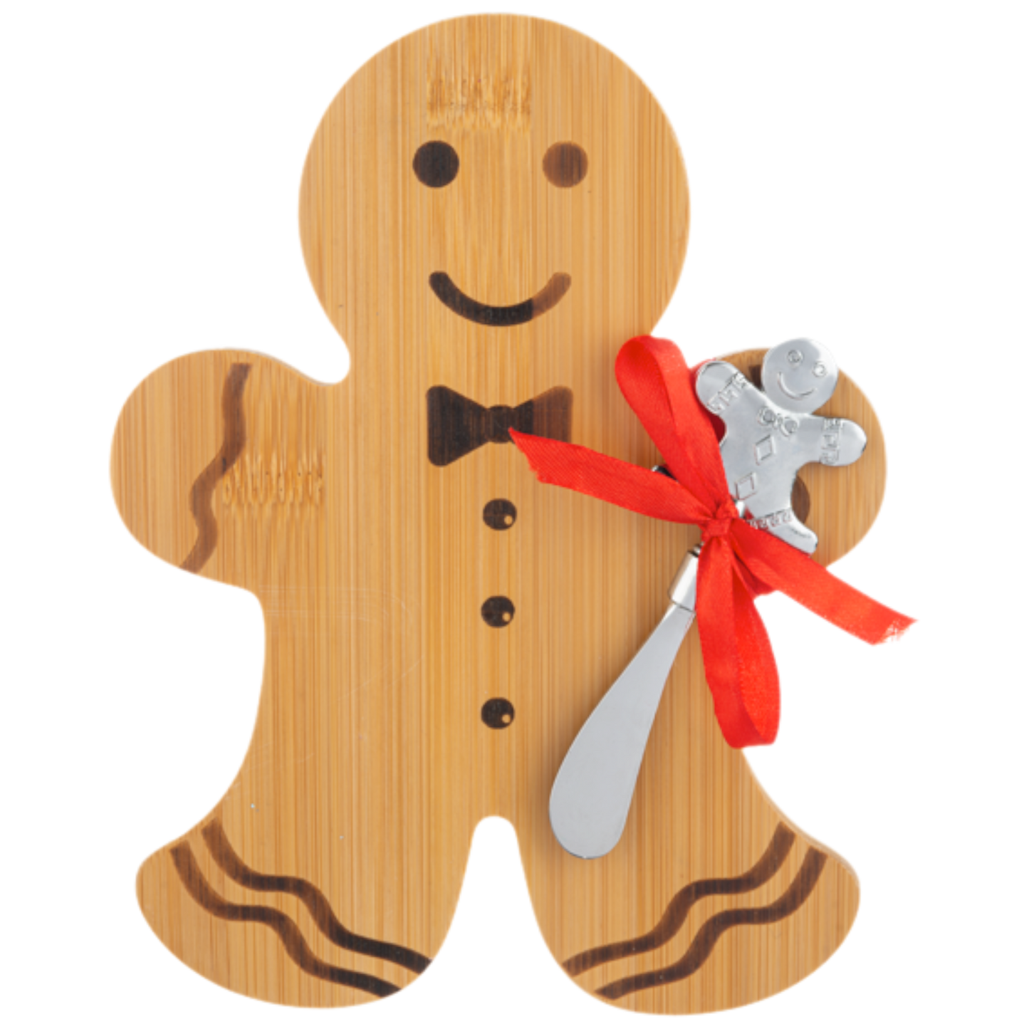 Gingerbread Merry Christmas Serving Board with Spreader