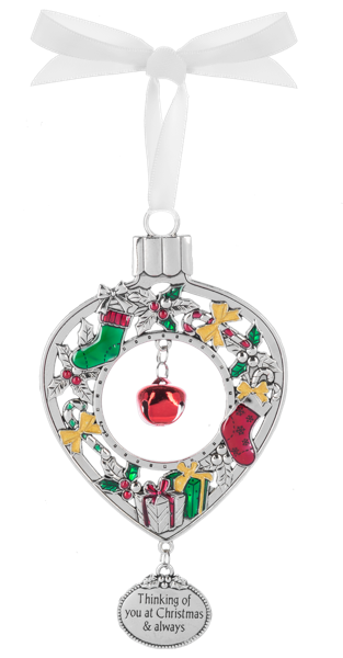 Jingle Bell Ornament - Thinking Of You At Christmas And Always