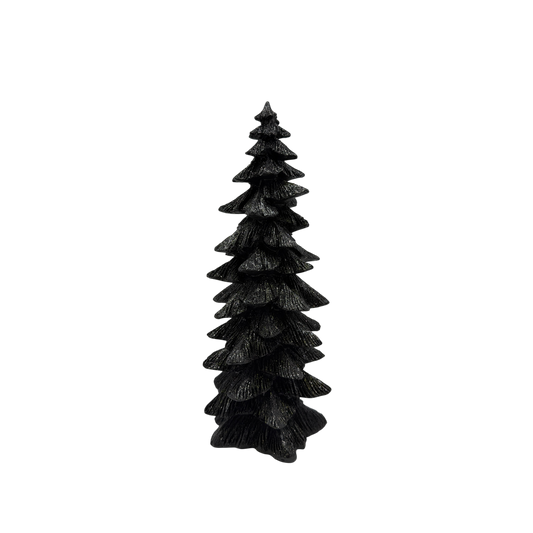 Black Resin Halloween Tree 9 1/4 Inches Tall