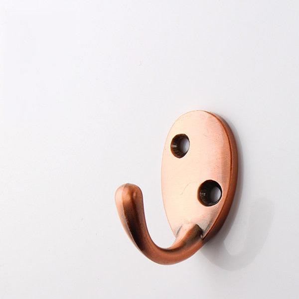 Vintage Hangers Hook Zinc Alloy Wall Hook Bronze Cloth Coat Bag Hat Hanging Hooks Bathroom Kitchen Antique Racks with Screws Vintage Antique Iron Bronze Hooks
