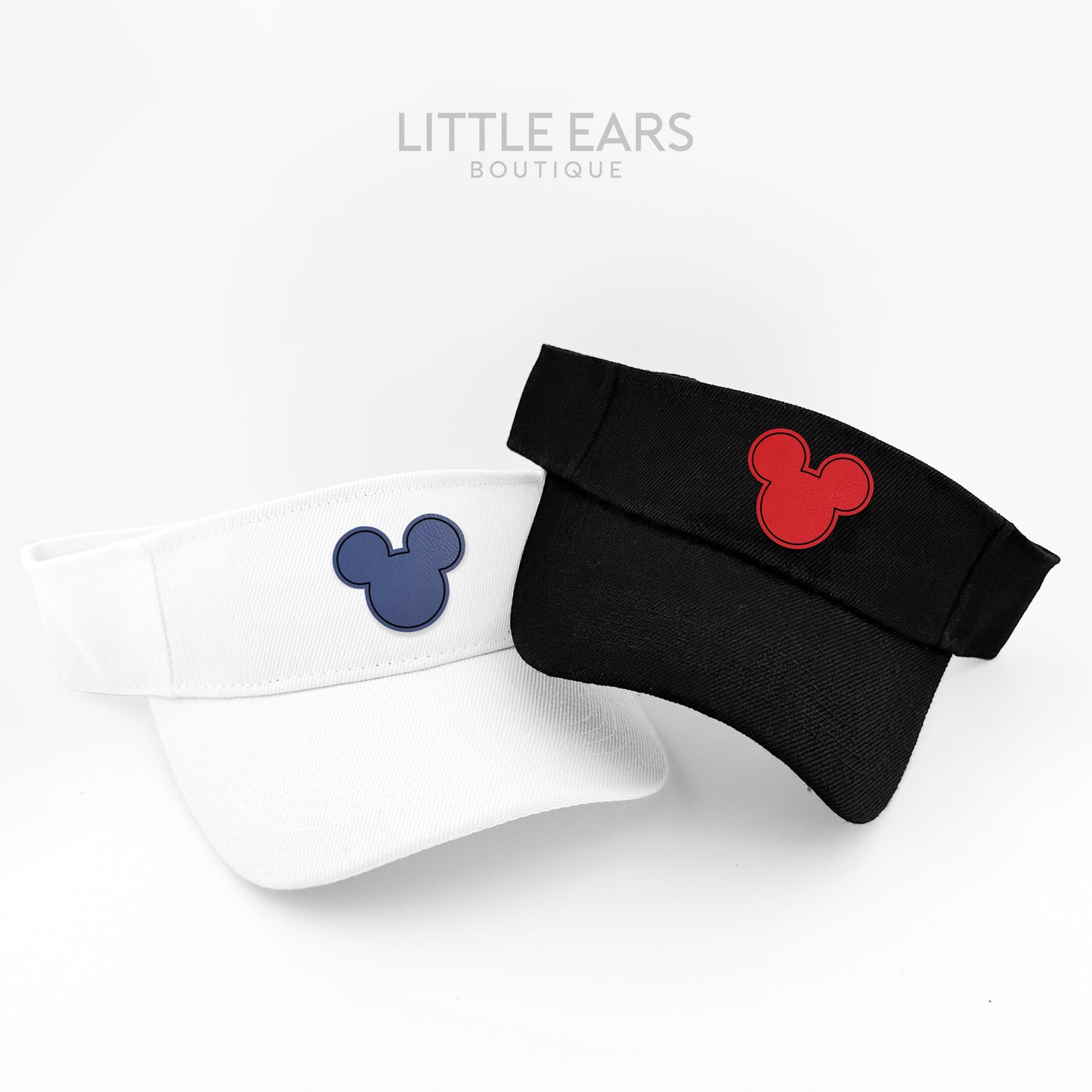 Leather Patch Mickey Visor