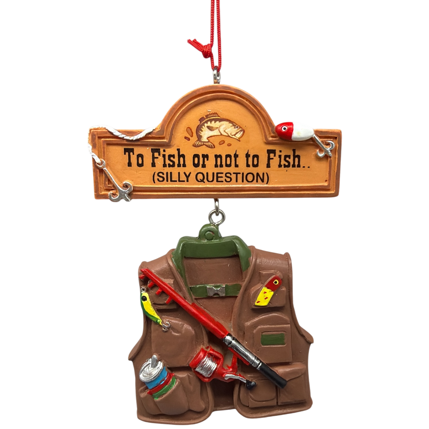 Fishing Vest Ornament