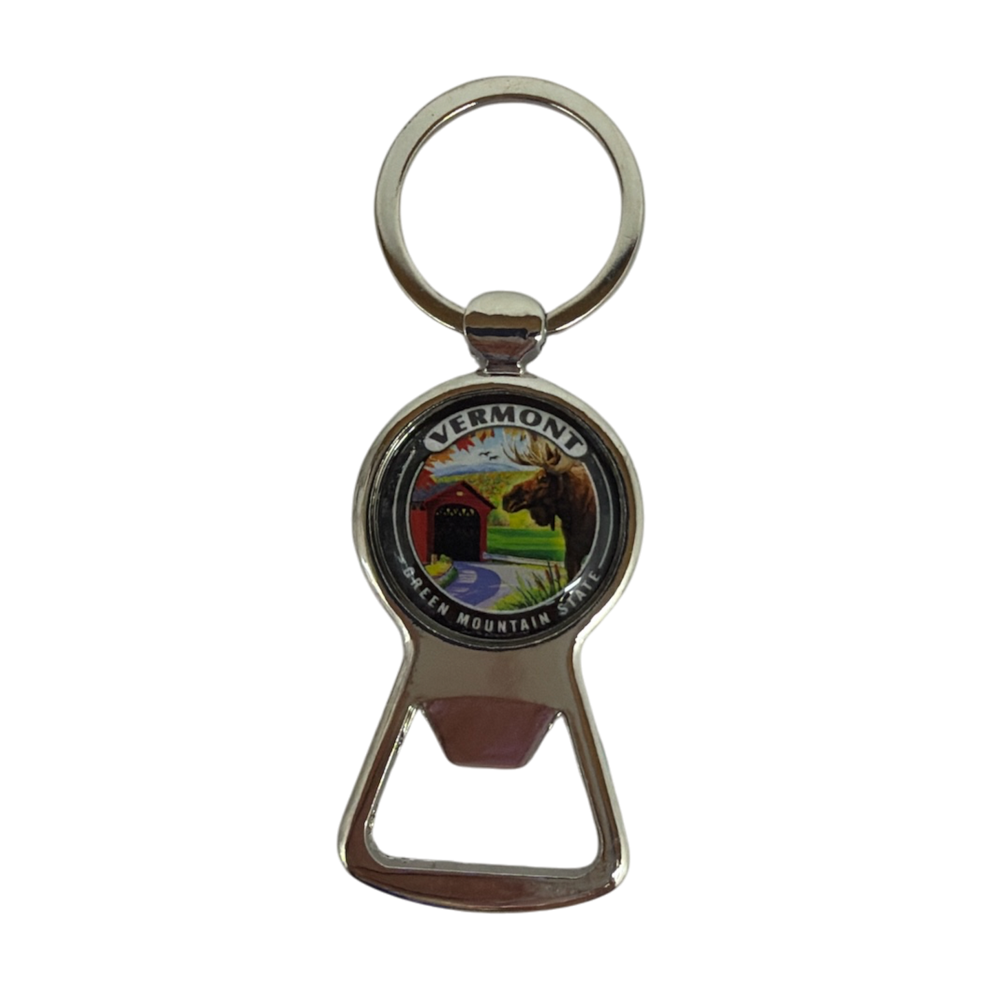 Vermont Domed Keychain Bottle Opener