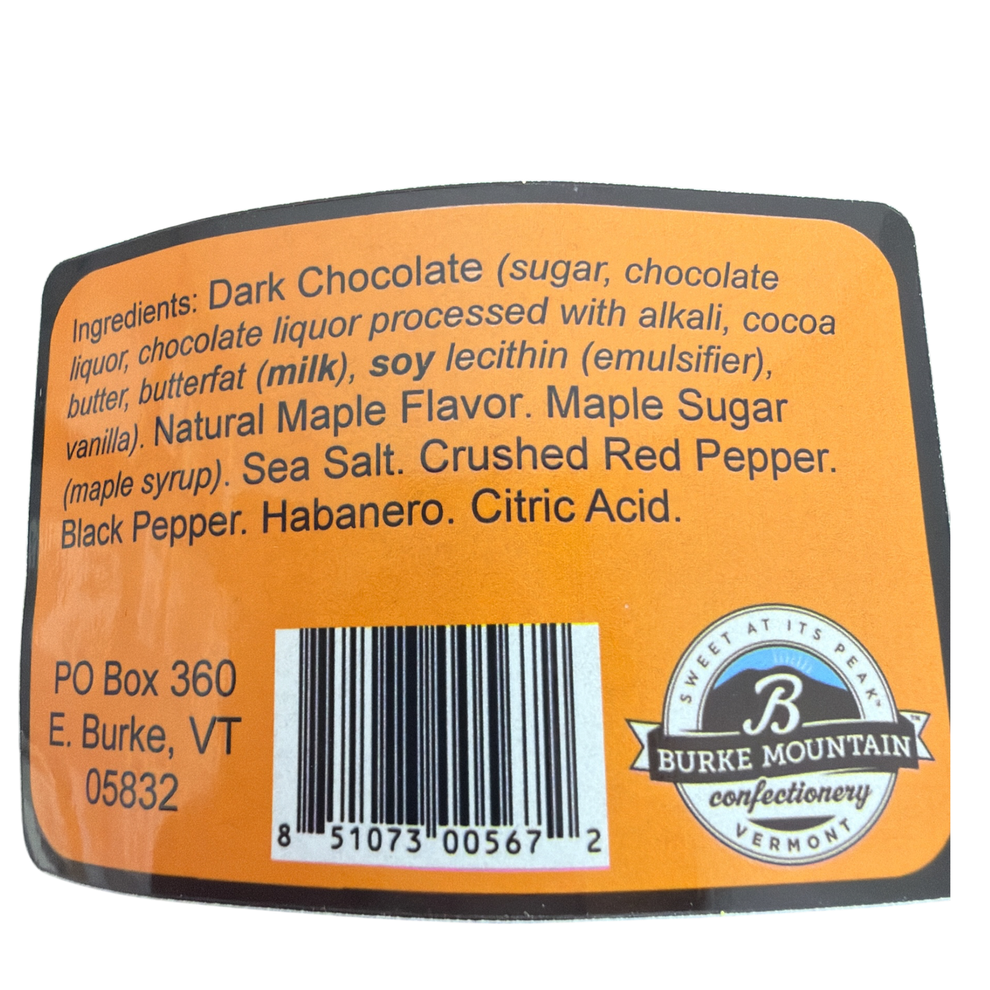 Burke Bark - Dark Chocolate Hot Habanero