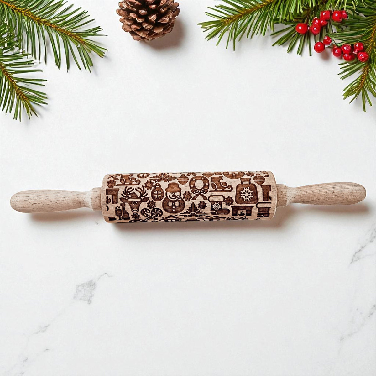 Christmas Rolling Pin Set | 10 Styles
