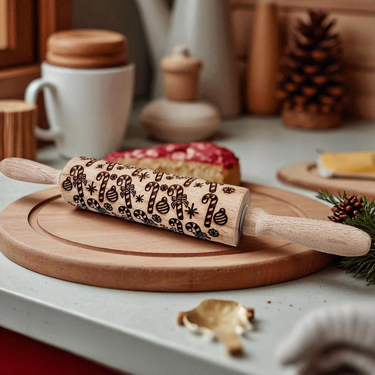 Christmas Rolling Pin Set | 10 Styles
