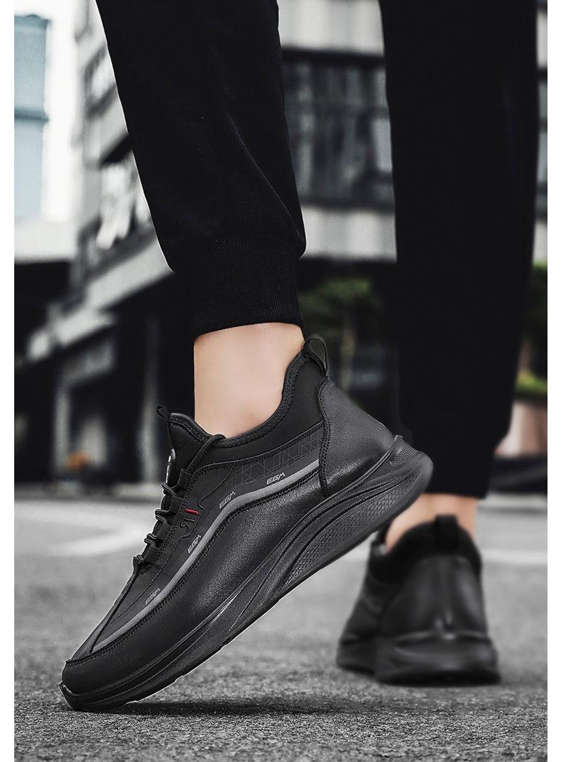 Winter Running Shoes Mens Low Cut Non Slip Warm Outdoor Walking Shoes Comfort Sneakers Fashion Sport Shoes Outdoor Walking Non-Slip Sneakers Comfortable Soft Design Quality Autumn Shoes